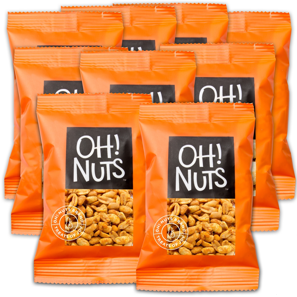Spicy Chef's Blend Peanuts Snack Packs 12 CT • Single Serve Nuts